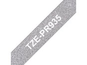 Tape BROTHER TZEPR935 12mm vit p silve