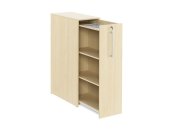Sidoskp 3-plan hger 40x80x132cm bjrk