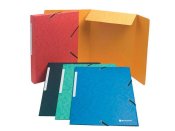 Gummibandsmapp 3-klaff A4 600g sorterade