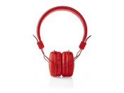 H�rlur+Mic NEDIS Tr�dl�sa On-Ear R�d