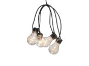 Ljusslinga svart kabel LED