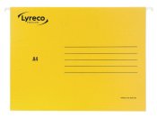 Hngmapp LYRECO premium A4 gul 25/fp