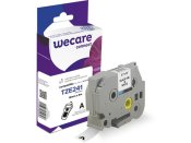 Tape WECARE 18mm TZe-241 Svart p Vit