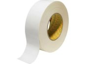 Textiltejp plastbelagd 50m x 25mm vit