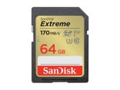 Minneskort SANDISK SDHC Extreme 64GB C10