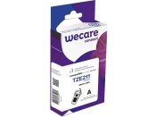Tape WECARE 6mm TZe-211 Svart p Vit