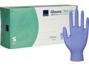Nitrilhandske puderfri bl� S 150/fp