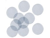 Prlplatta liten rund 8,5cm diam 10/fp