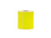 Dcketikett 100x74mm gul, 500st/rl