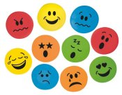 Markeringsplattor K�nslor 10 st