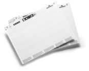 Etiketter till etiketthllare 200 x 20 mm vit