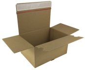 E-handelsl�da 145x100x59mm, sj�lvl�sande med tejp