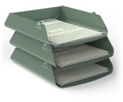 Brevkorg ALBA metall A4 gr�n