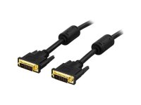  Kabel DELTACO DVI 2m svart 