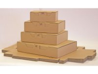  Stansad wellda 430x300x180mm brun 25st/fp 