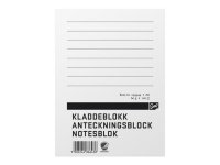  Anteckningsblock A6 100 blad linjerat T 