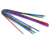 Piprensare 50x0,8cm Flerfrgade Glitter 10st