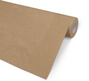 Presentpapper 57cmx154m otryckt kraft brun