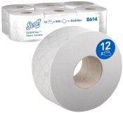 Toalettpapper SCOTT 8614 Jumbo Performance vit 12rl/fp