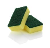 Skursvamp gr�n 5,5x9cm 10st/fp