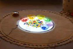 Ljusbord Science Rund 50cm LED