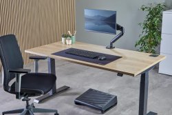 Musmatta FELLOWES Breyta 80x40 svart