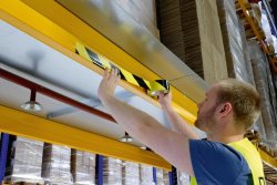 Markeringstejp DURALINE 50mmx33m gul/sv