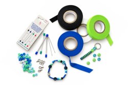Plastremsa, plastband vit 75m/rulle