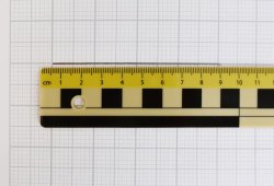 Linjal 30cm dm/cm/mm-grader plast 10/FP