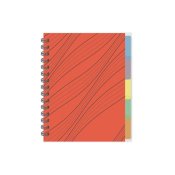 Ant.bok A5 70g 150 blad med 5 avdelare