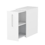 Sidoskp 92,5x80cm vnster vitlaminat