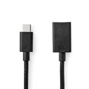 Adapter DELTACO USB C hane - Typ A hona