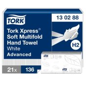 Handduk TORK Adv H2 Xpress 2856/fp