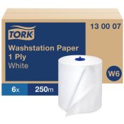 Torkrulle TORK Basic W6 1-lag 250m vit