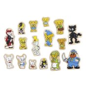 Bamse och vnner Trfigurer 16 delar