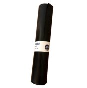 Plastsck LDPE 125L 40my svart 25/rl