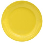Tallrik PRONAPPE papper 23cm 20/fp gul