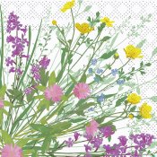 Servett Flora 2-lags 25x25cm 20/fp