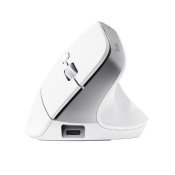 Mus Ergonomisk TRUST Bayo+ Tr�dl�s vit