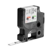 Tape Rhino krympslang 9mm svart p� vit