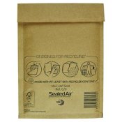 Bubbelp�se 150x210mm C/0 brun 200/fp