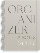 Kalender Organizer & Notes 2027 st�ende