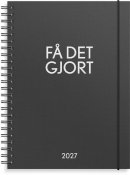 Kalender F� det gjort 2027 svart