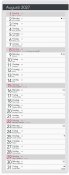 Liten Bordskalender Elegant 2027