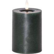 Blockljus STAR TRADING gr�n 7,5x12,5cm