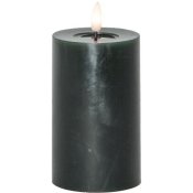 Blockljus STAR TRADING gr�n 7,5x15cm