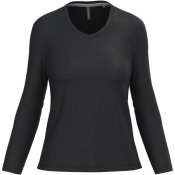 T-shirt v l/� KARIBAN K382 dam svart L
