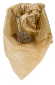 Silkespapper 50x75cm, 19g, 10kg/bunt brunt, 1400 ark