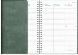 Kalender Study Twist A5 gr�n 26/27