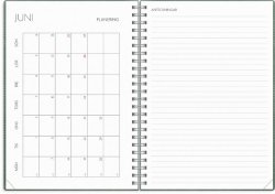 Kalender Study Twist A5 gr�n 26/27